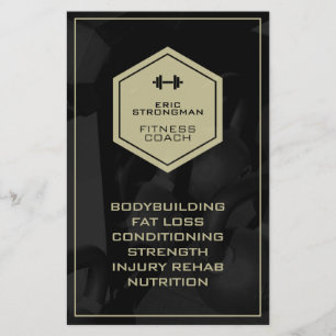 Flyer A indústria malhação inspirou a masculina moder