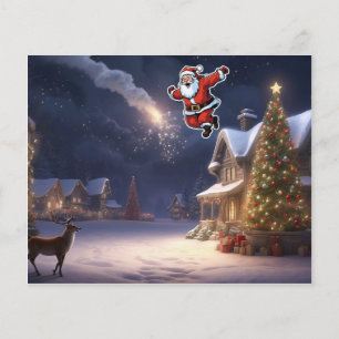 Flyer A Mágica de Natal está no ar e papais noeis de ano