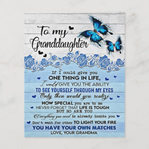 Flyer À Minha Filha Borboleta Presente, Aniversário Fi