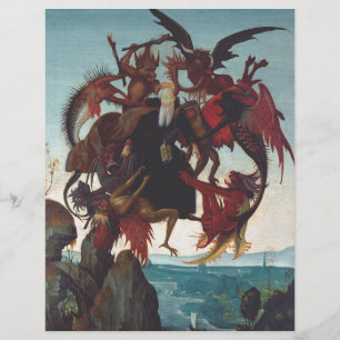 Flyer A Tentação de Santo Antônio por Michelangelo
