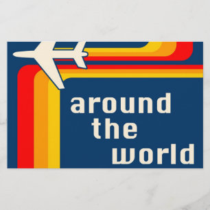 Flyer à volta do mundo: faixas retrorreflectoras