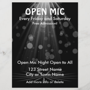 Flyer Abra o Mic