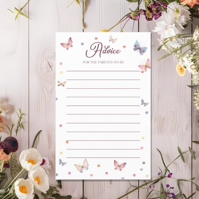 Flyer Aconselhamento para Pais Borboleta de Aquarela Beb (Criador carregado)