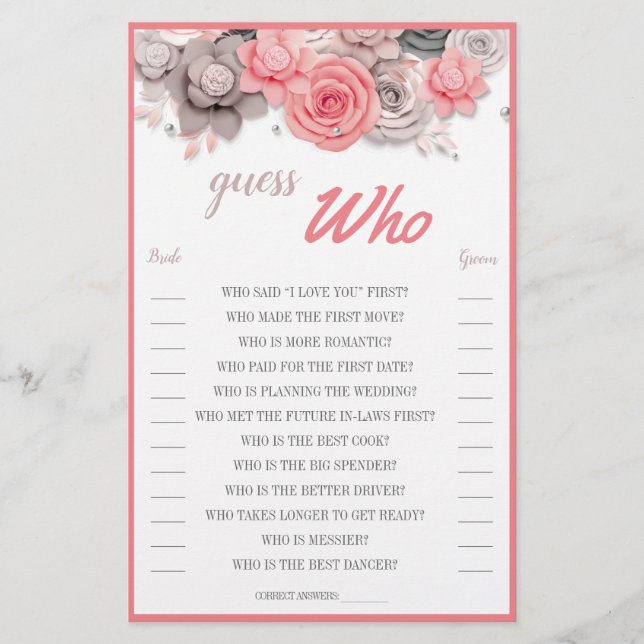 Flyer Adivinhe Quem Carteira (Frente)