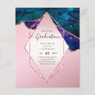 Flyer Agaite Glitter Festa de formatura Convida Glam CHI