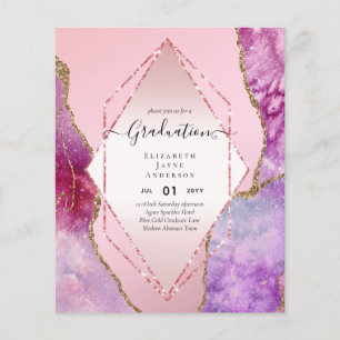Flyer Agaite Glitter Festa de formatura Convida Glam CHI