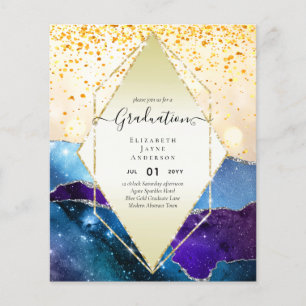 Flyer Agaite Glitter Festa de formatura Convida Glam CHI