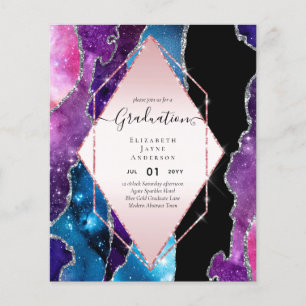 Flyer Agaite Glitter Festa de formatura Convida Glam CHI