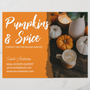 Flyer Agente Imobiliário — Cartolina de compro