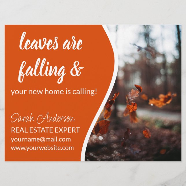 Flyer Agente Imobiliário FALL CARD comprado (Frente)