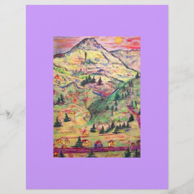 Flyer aldeia colorida (Frente)