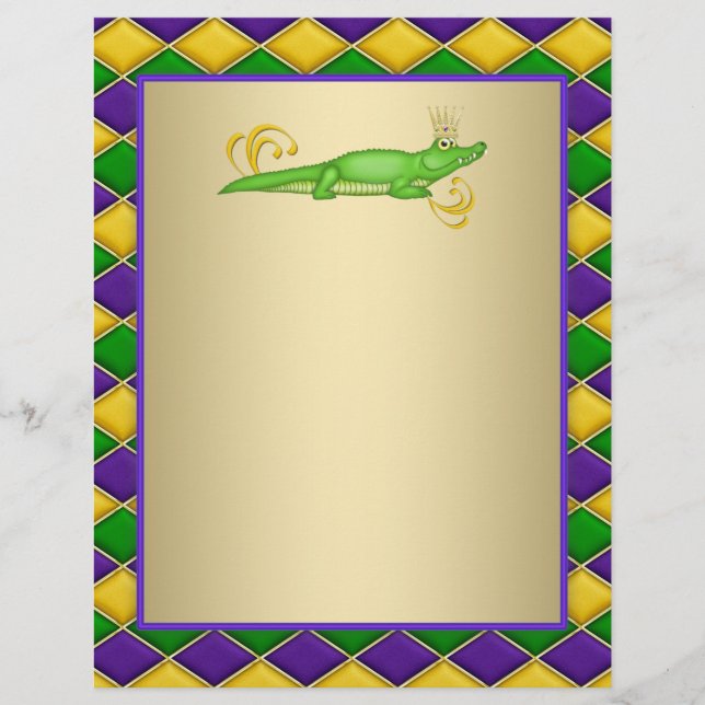Flyer Alligator Mardi Gras (Frente)