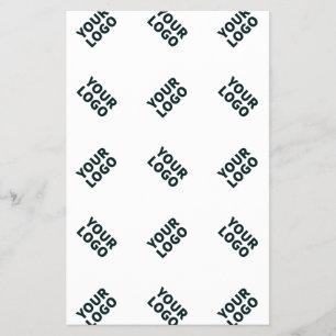 Flyer Alternando o logotipo da empresa ou padrão de imag
