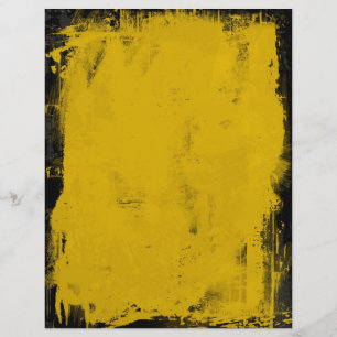 Flyer amarelo grunge