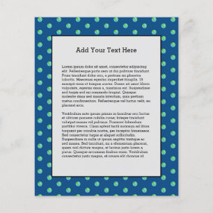 Flyer Ambiente Ecológico do Planeta Verde do Dia da Terr