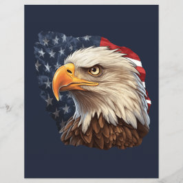 Flyer American Flag Bald Eagle