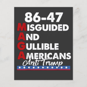 Flyer Americanos Misguiados E Gulíveis 86-47