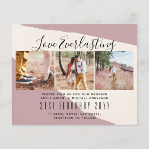 Flyer Amor Eterno FOTO COLAGEM Convite de Evento de Casa