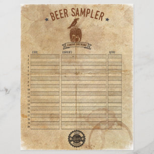 Flyer Amostra de cerveja