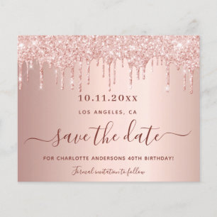 Flyer Aniversário escamotear orçamento com rosa de bri