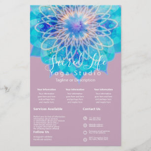 Flyer Anjo Light Mandala Pink Intro   Serviços