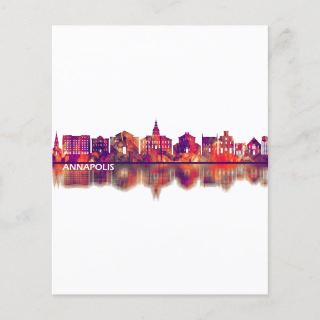 Flyer Annapolis Maryland Skyline (Frente)