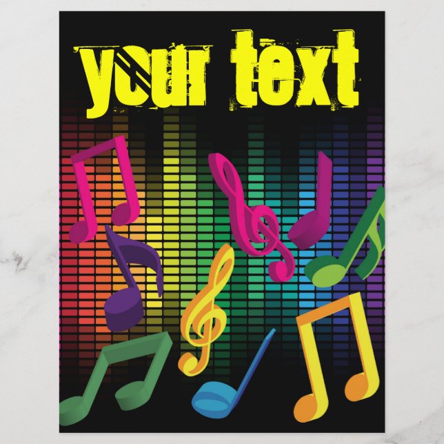 Flyer Antecedentes do Music Party (Frente)