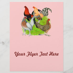 Flyer Antigo Quarteto de Jogo Inglês