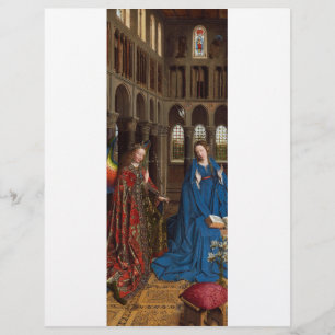 Flyer Anunciação de Van Eyck Premium Luz da Catedral
