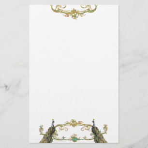 Flyer Anunciamento de Pavão no Dourado Filigree