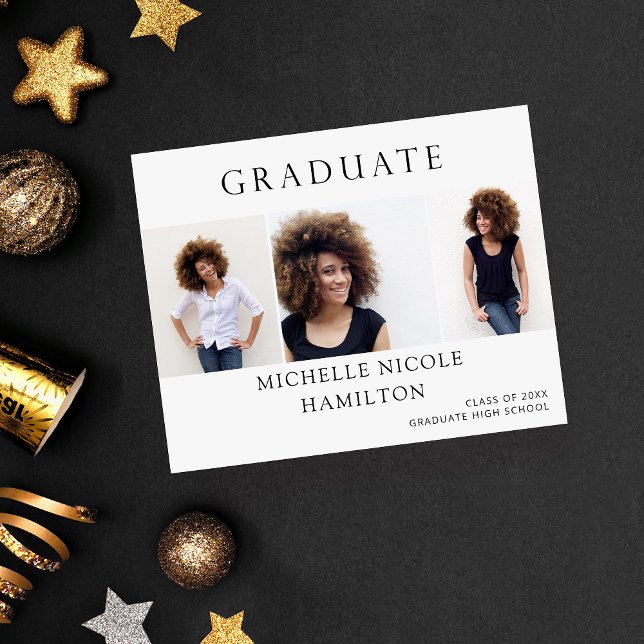 Flyer Anúncio de foto do Formando 3 de orçamento (Criador carregado)