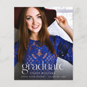 Flyer Anúncio de Graduação VR com Foto Mod Impressa no O