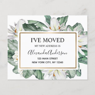 Flyer Anúncio de Movimentação de Orçamento Tropical Flor