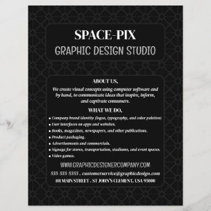 Flyer Anúncio do Gráfico de Malha, Designer Gráfico