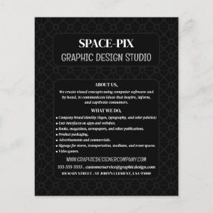 Flyer Anúncio do Gráfico de Malha, Designer Gráfico