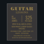 Flyer Anúncios de lições de Na moda Guitar<br><div class="desc">Lições De Guitarra Publicando Folhetos Na Loja De Cartão de visita.</div>