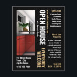 Flyer Anúncios de Open House do Realtor de Estilo de Fot<br><div class="desc">Folhetos De Publicidade Do Realtor De Estilo De Foto Aberto Por Loja De Cartão de visita.</div>