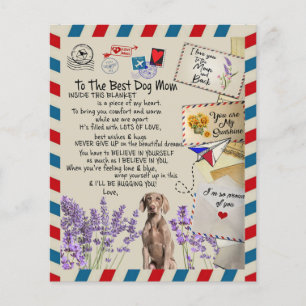 Flyer Ao Meu Cachorro Mãe Presente, Mãe Aniversário D