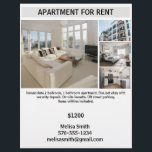 Flyer Apartamento Personalizável para Aluguel<br><div class="desc">Crie seu próprio folheto de aluguel personalizado com este modelo personalizável. Destaque os principais recursos, como o número de quartos, banheiros, equipamentos e preço. Adicione as informações de contato e os pontos de venda exclusivos, como a convivialidade dos animais, os utilitários incluídos ou a disponibilidade de estacionamento. Perfeito para senhorios,...</div>