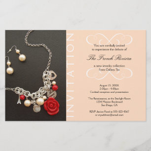 Flyer Apresentar novo convite elegante a rosa para produ