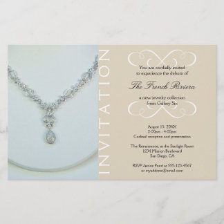 Flyer Apresentar novo convite elegante de linha para pro