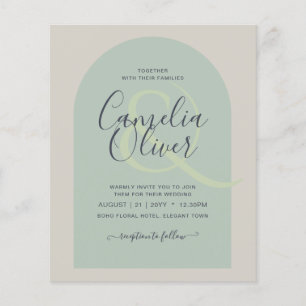 Flyer Arca de Ampersand do Script de Casamento All-in-1 