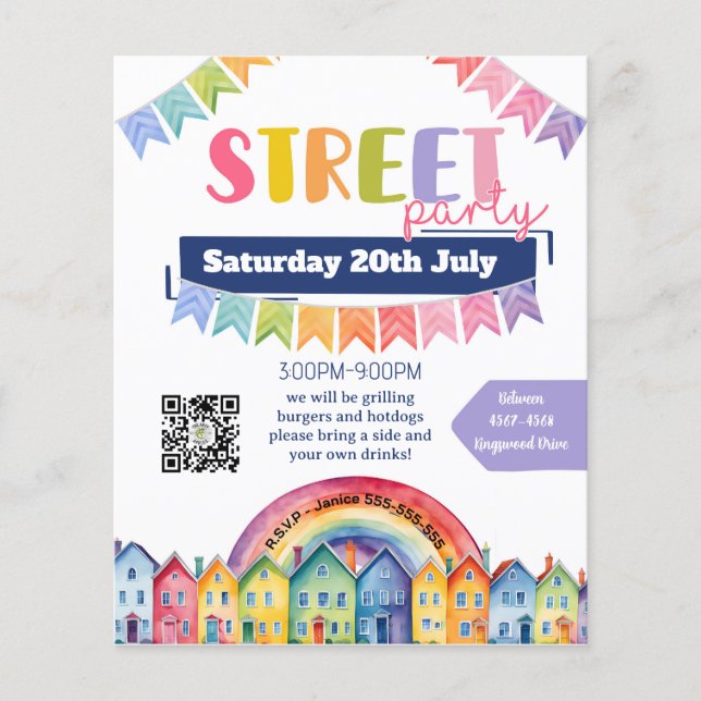 Flyer arrecadação de fundos para o bloco de CHURRASCO na (Frente)