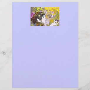 Flyer Art Nouveau Mulher