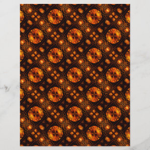 Flyer Arte abstrata elegante boho moderna dourada #507