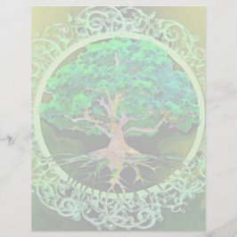 Flyer Árvore da Vida Saúde e Prosperidade