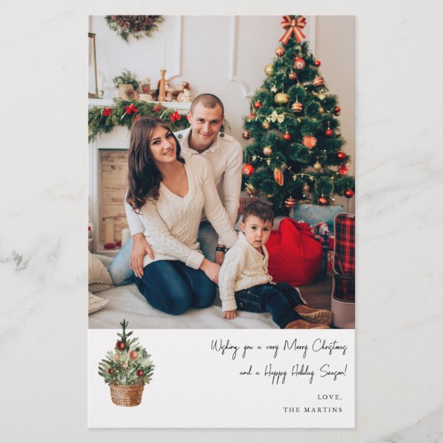 Flyer Árvore de Natal Russo do Orçamento V Nota Foto MED (Frente)