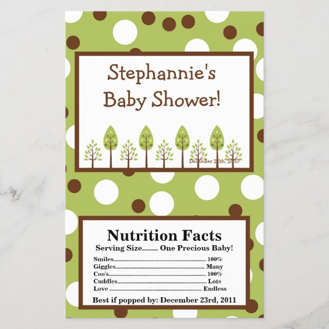 Flyer Árvores Amigos da Floresta de Milho de Microondas (Frente)