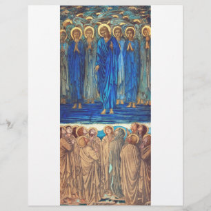 Flyer Ascensão de Cristo por Edward Burne Jones