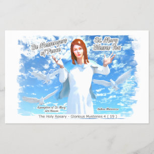 Flyer Assunção de Ruas. Maria no Céu 2